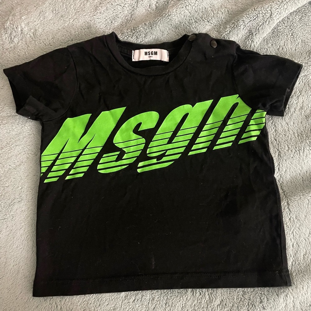 MSGM toddler boy tee size 12-18 mths